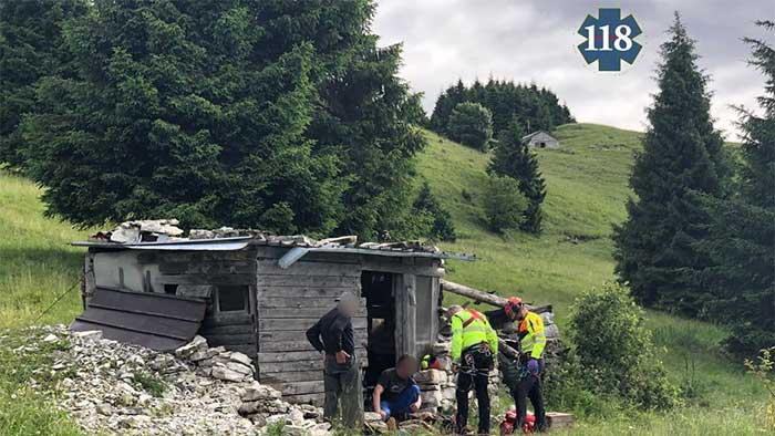 Malore in località Milies di Segusino, interviene l'elisoccorso: donna  trasportata a Treviso