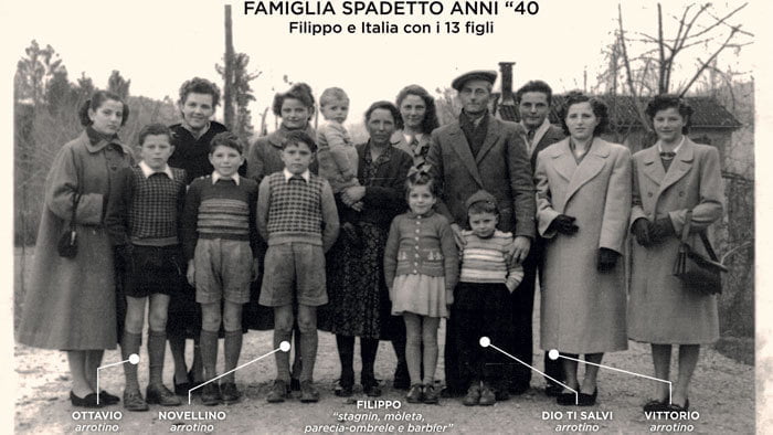 Farra famiglia Spadetto anni 40