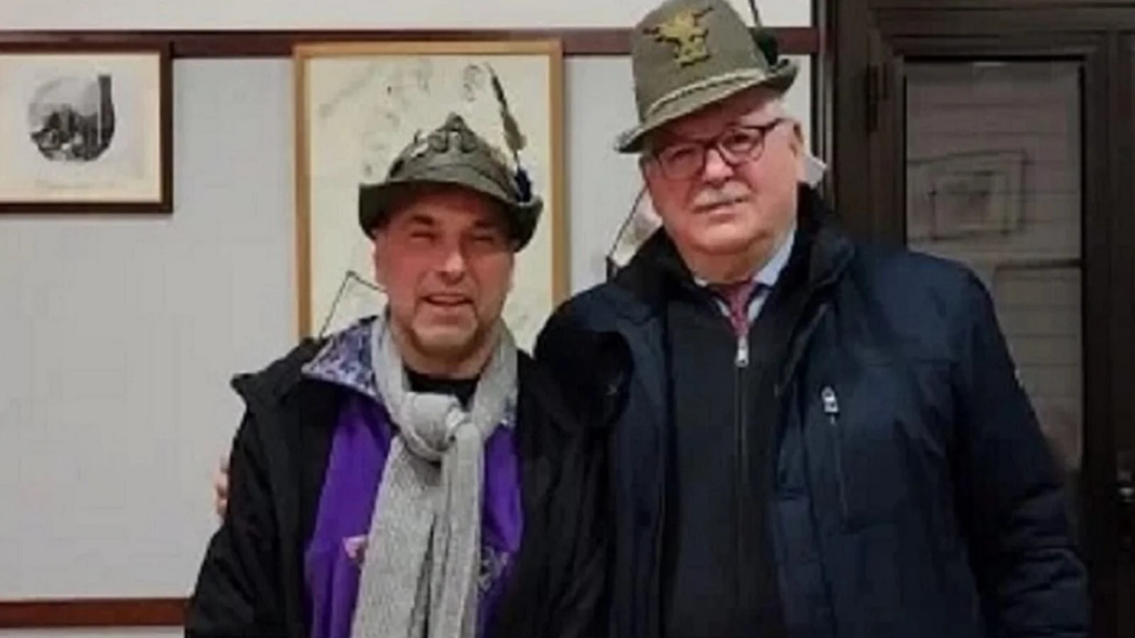 Il nuovo capogruppo Giovanni Polo e il presidente sezionale Francesco Introvigne