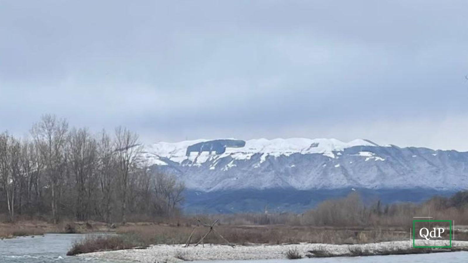 L'ippopotamo del Monte Cesen visto da Susegana