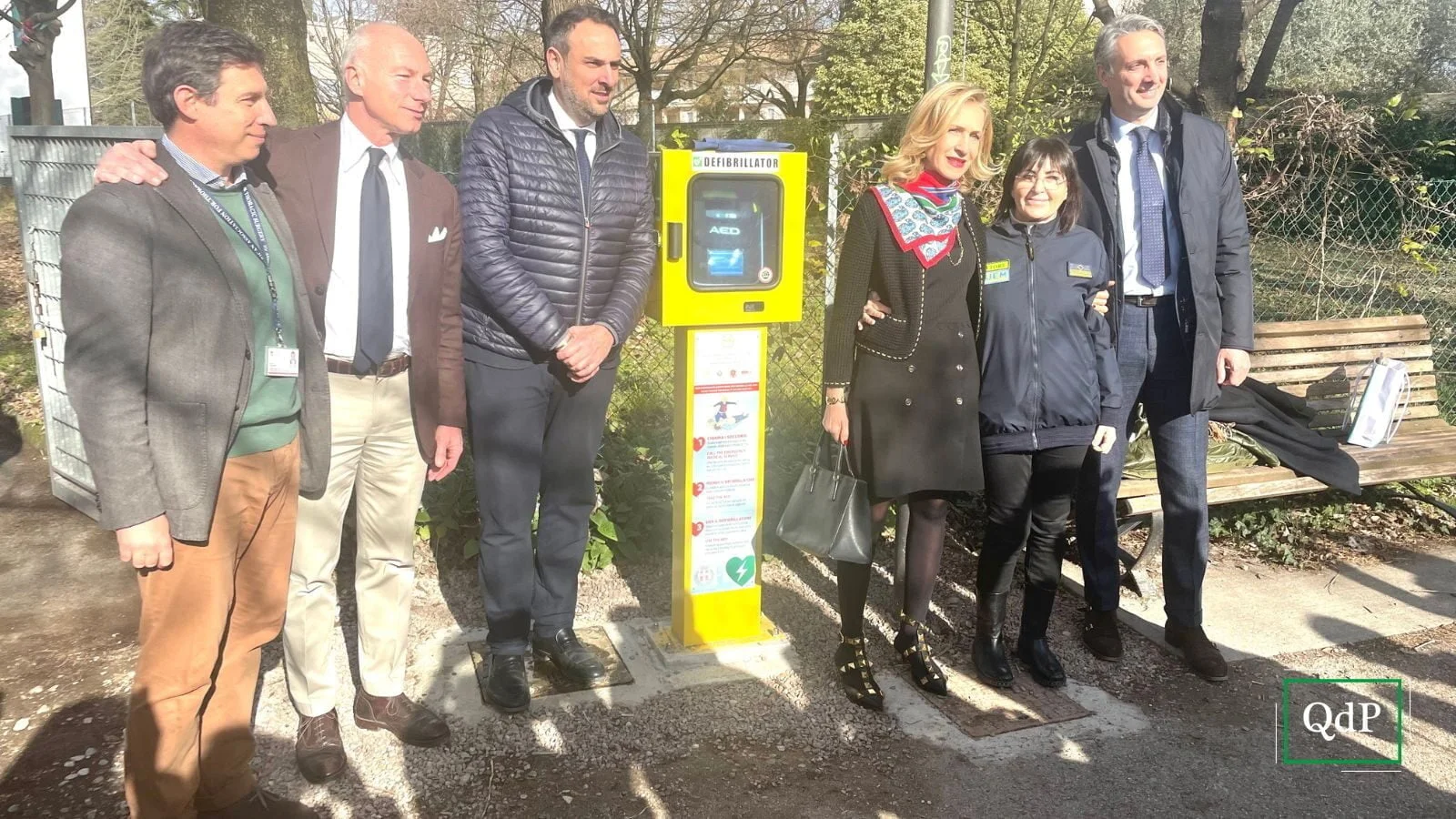La Fondazione Ometto ha donato al Comune di Treviso sette defibrillatori posizionati ogni 650 metri dal ponte dell'Università ai successivi 3,5 km di passeggiata lungo il Sile