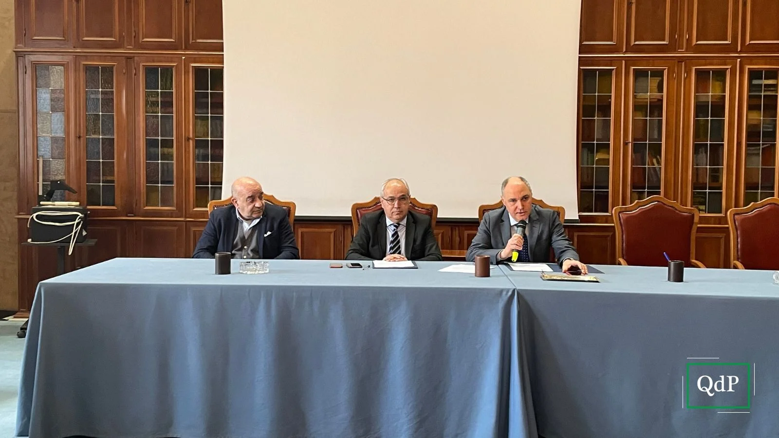 In foto da sinistra: Marco D'Eredità, Mario Pozza e Angelo Sidoti