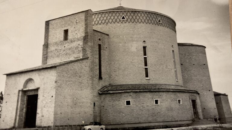 Il tempio Votivo senza campanile a Ponte della Priula