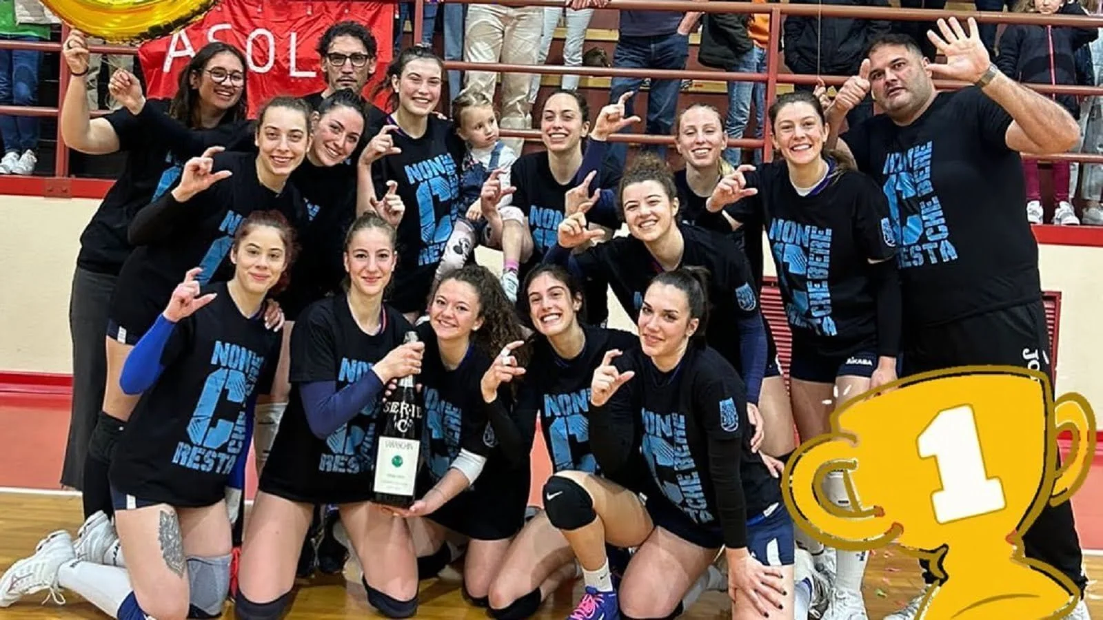 Festa per l Asolo Volley il team ottiene la promozione in Serie C