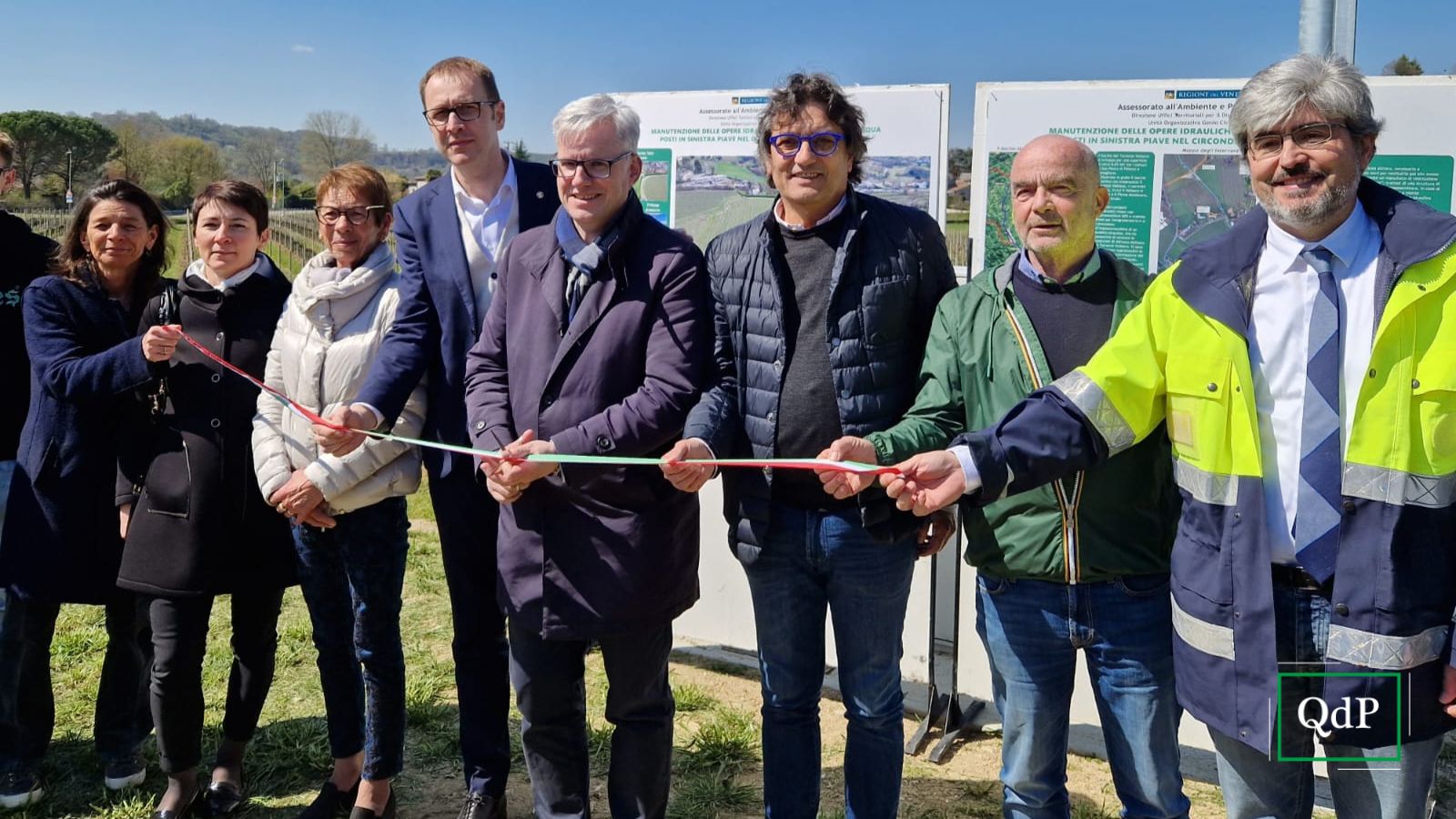 Inaugurato il bacino di laminazione a Parè: intervento da 700 mila euro