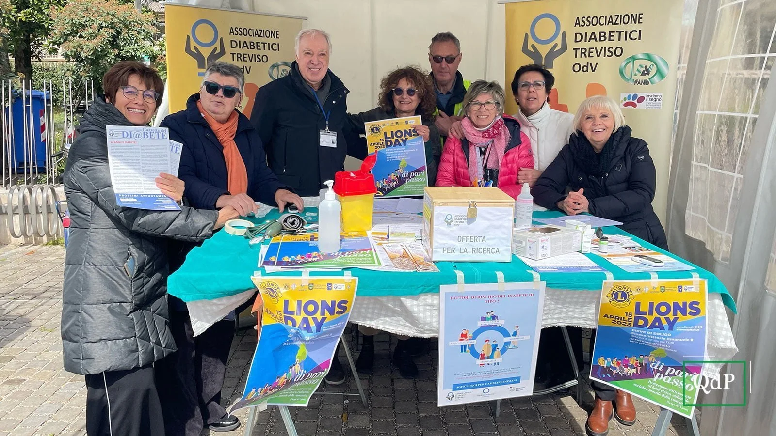 In 250 in piazza per lo screening gratuito sul diabete promosso dal Lions Club