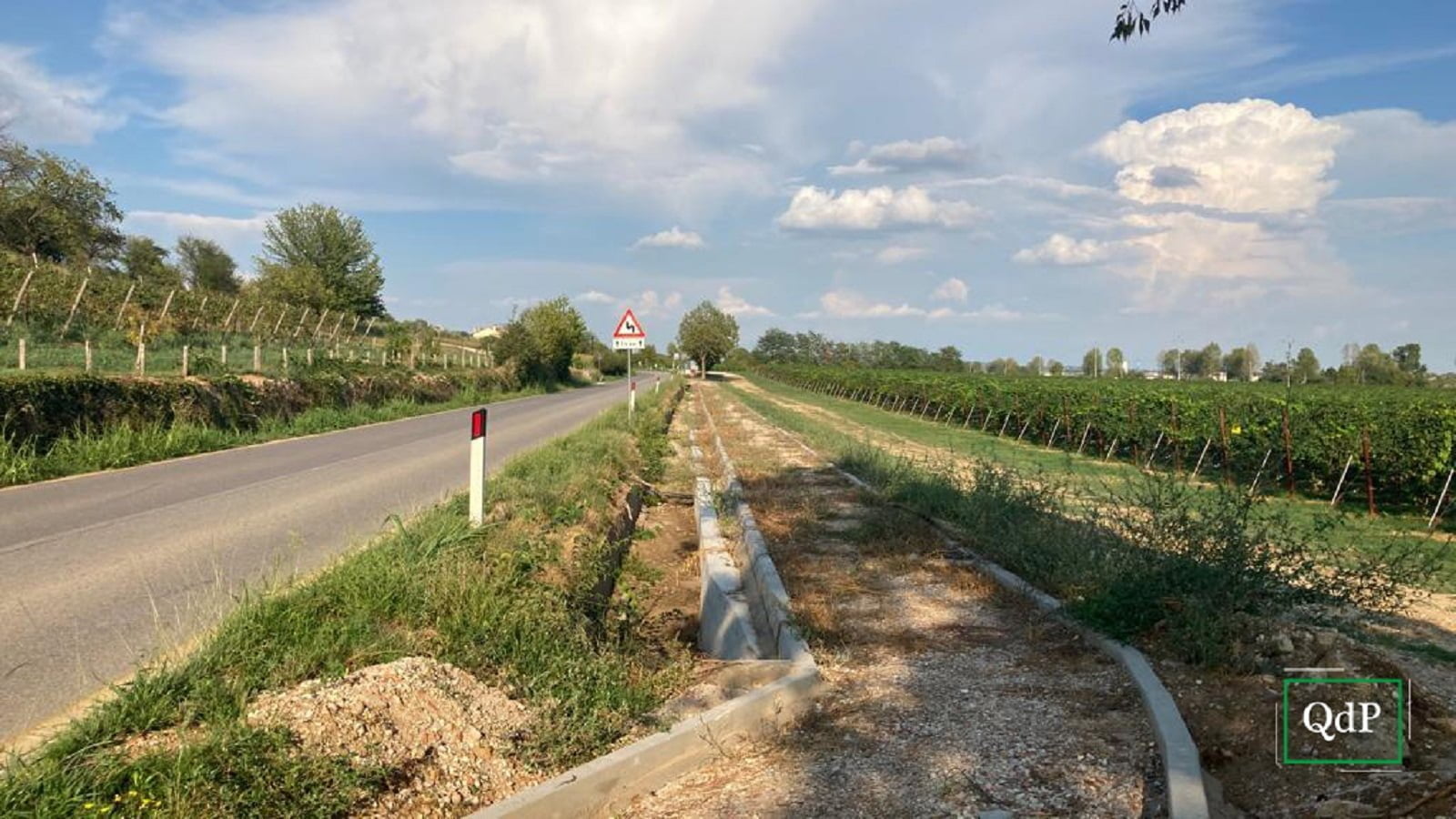 La pista ciclopedonale di via Castellana