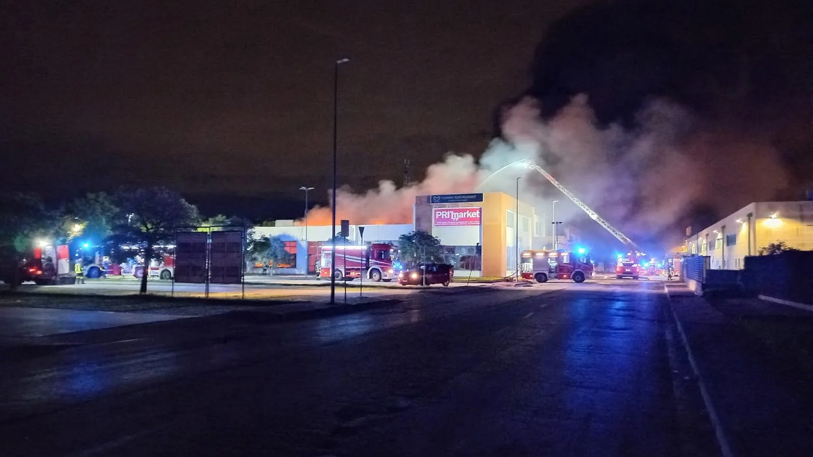 Violento incendio a Preganziol