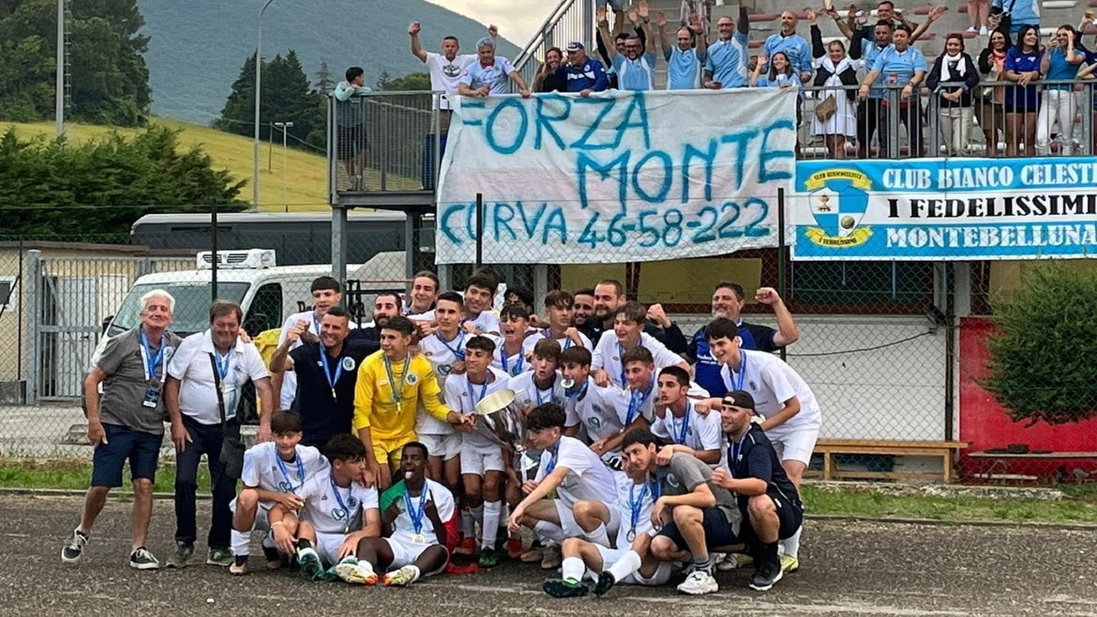 Il Montebelluna under 15 è campione d'Italia