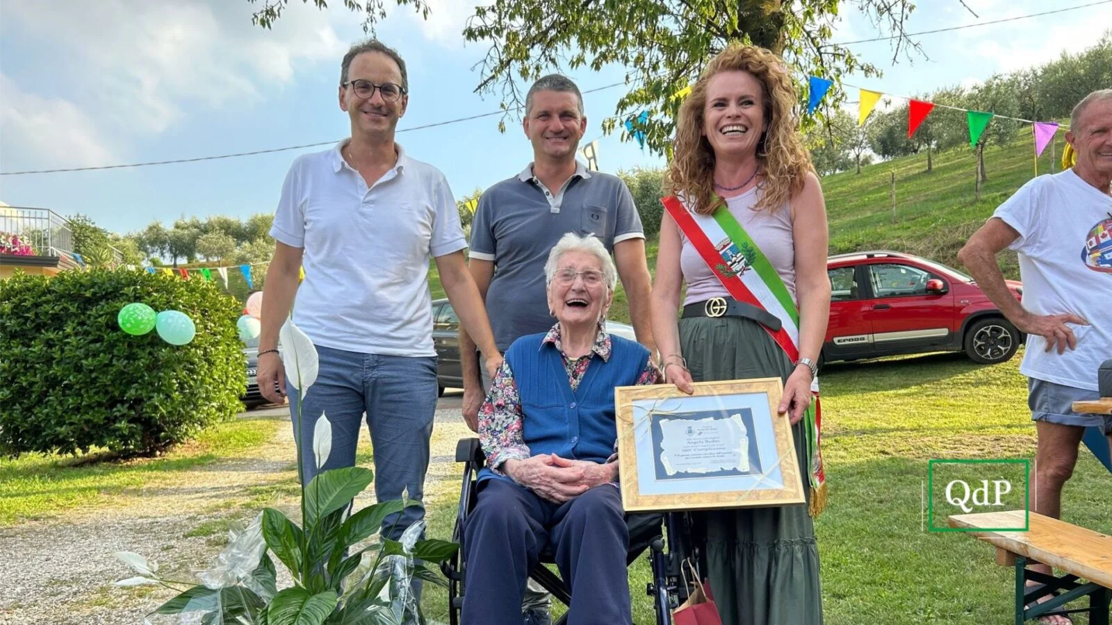 Angela Bedin festeggia 100 anni con la sua comunità