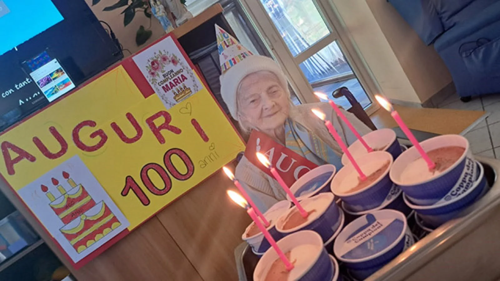 Maria Capovilla spegne 100 candeline
