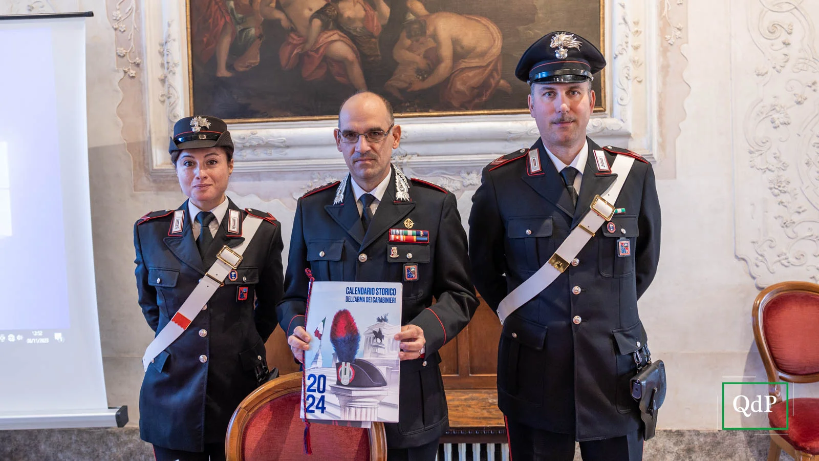 Latina, presentato il calendario dell'Arma 2024