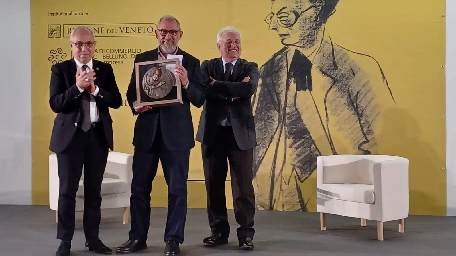 Franco Faggiani vincitore del premio "Gambrinus Mazzotti"