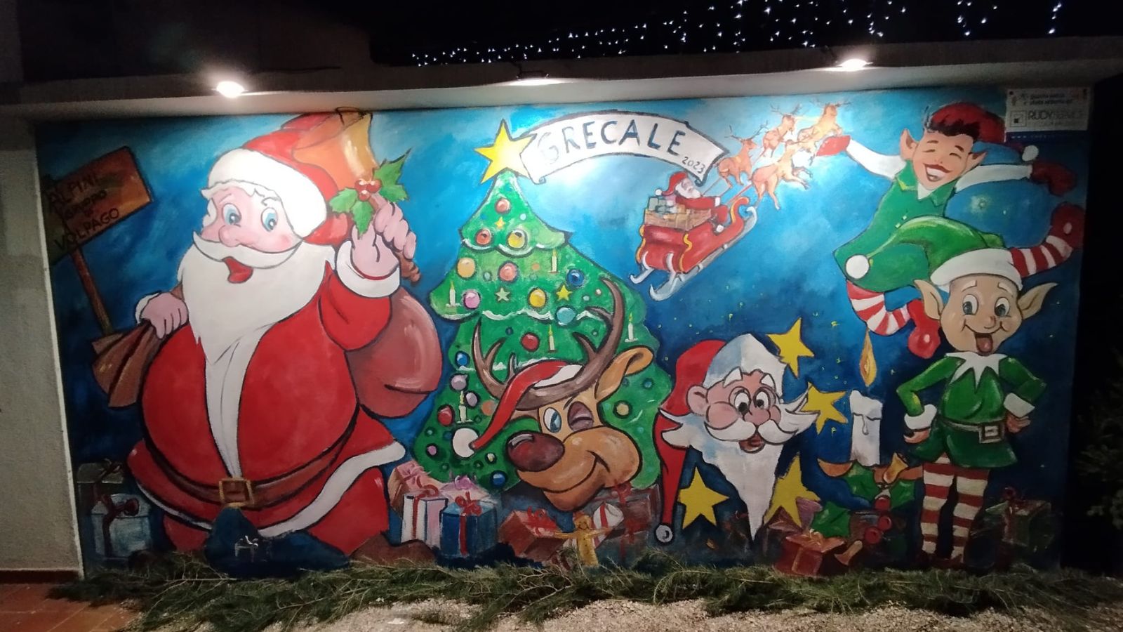 Il murale natalizio