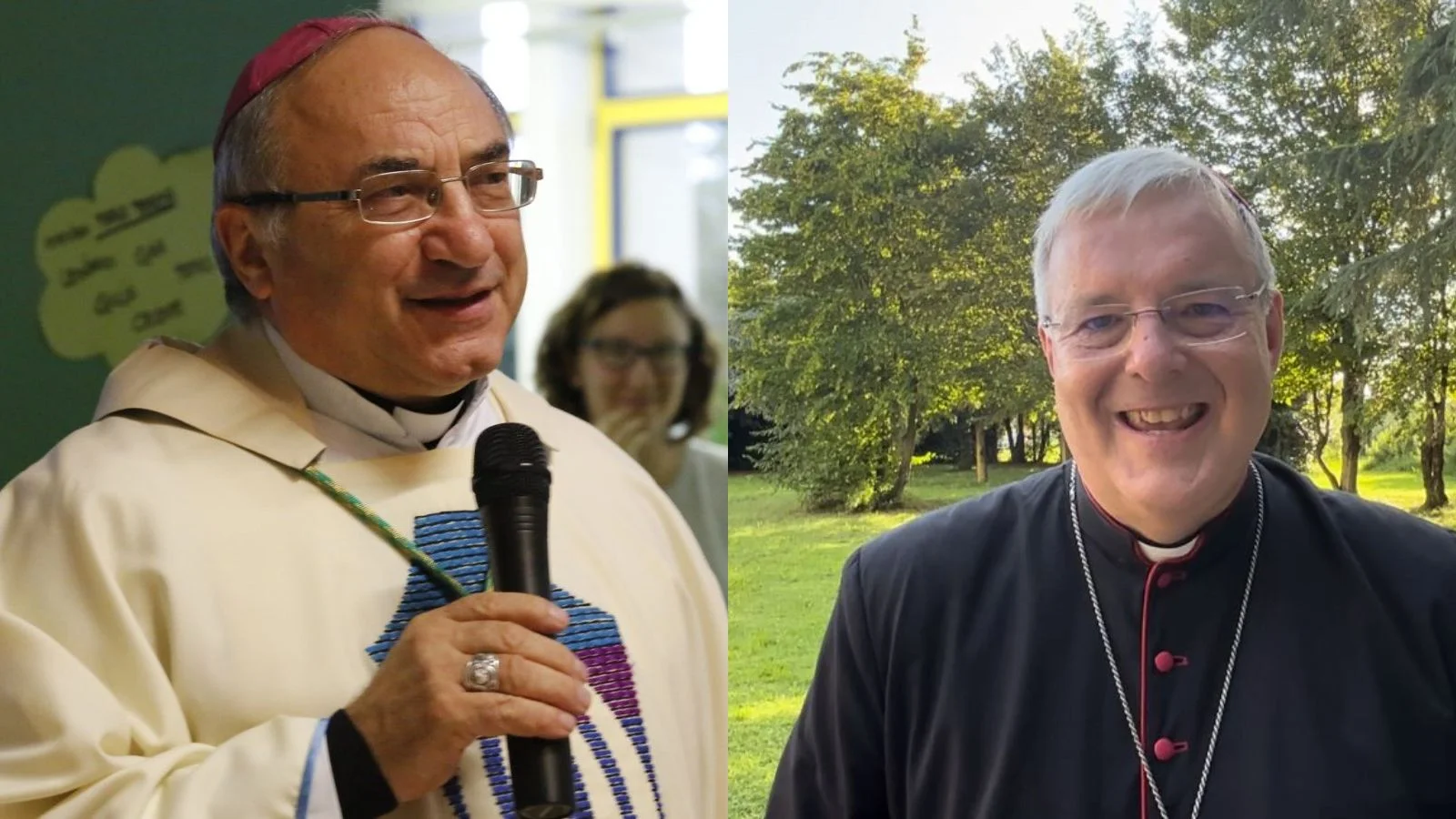 Da sinistra, i vescovi Pizziolo e Tomasi