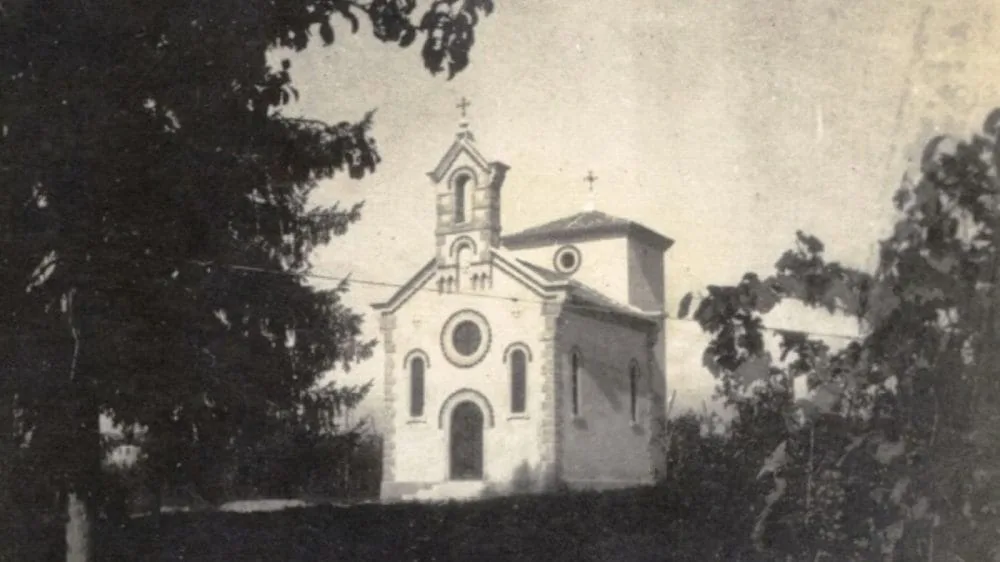 L'Oratorio della Beata Vergine di Lourdes nell'agosto 1924