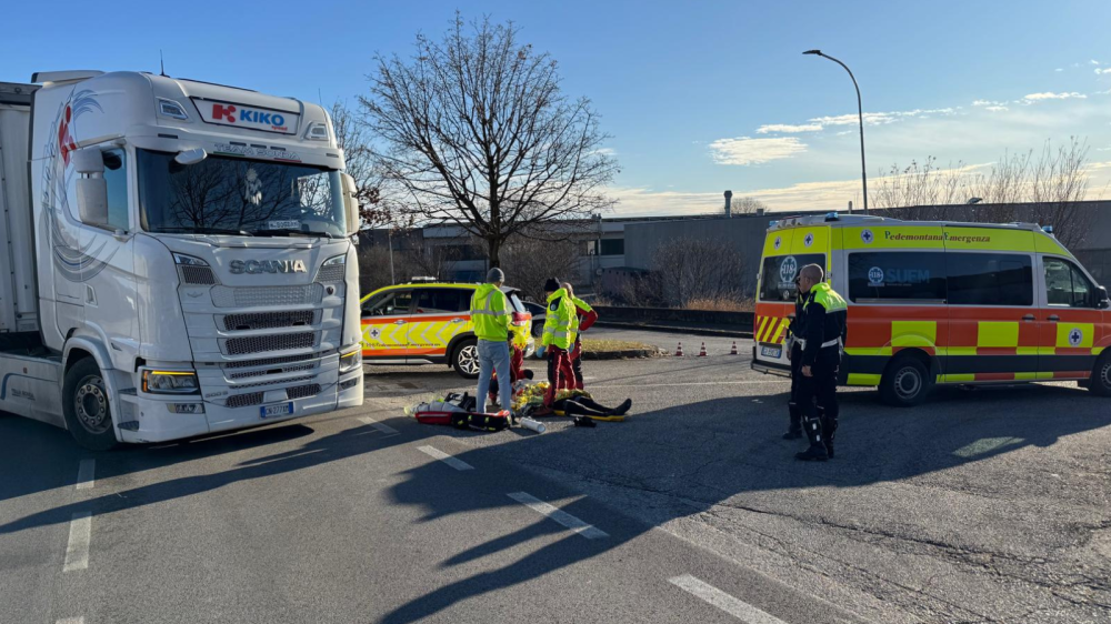 Ciclista Investito Da Un Camion Gravissimo